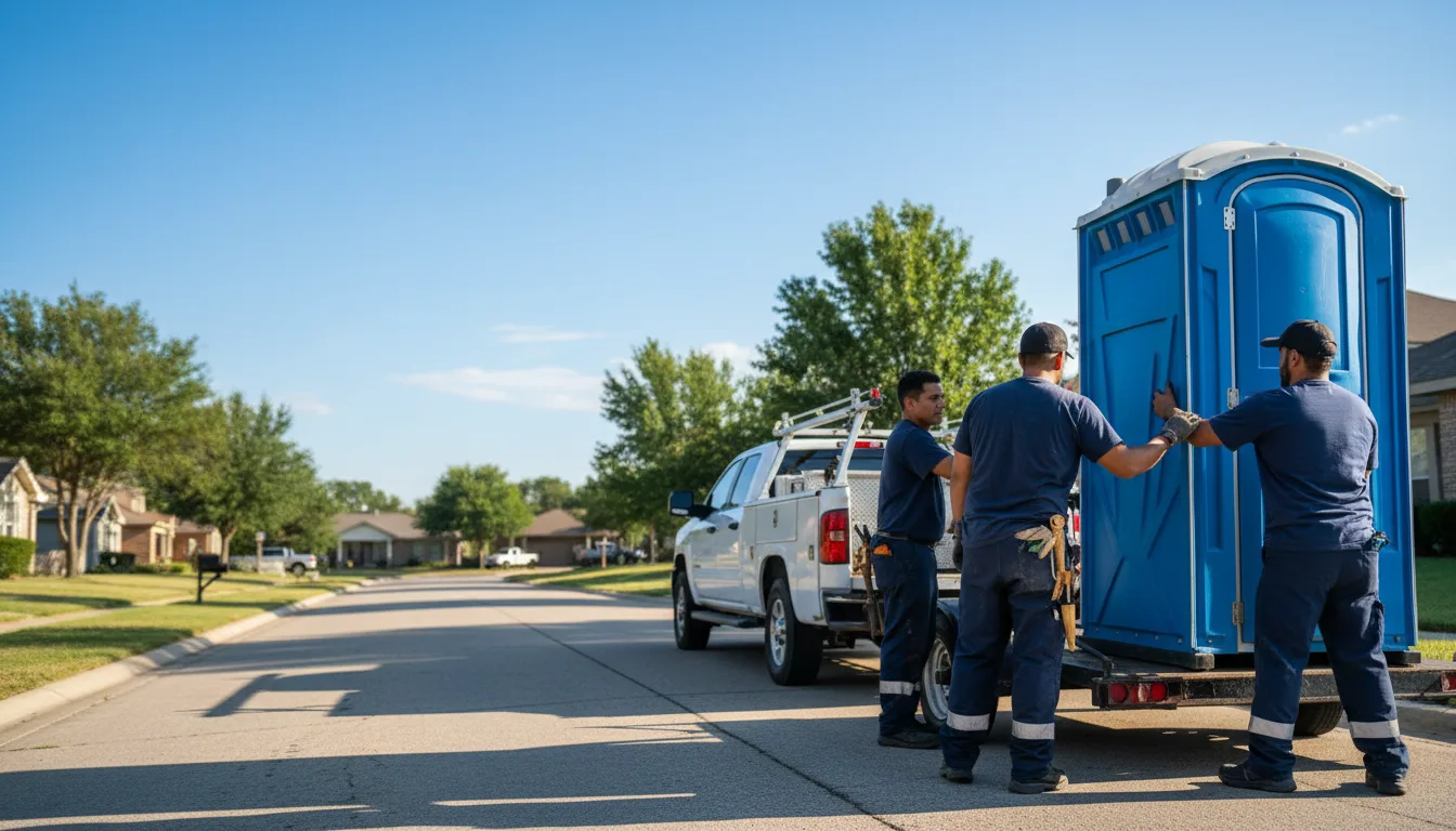 Portable Toilet Rental in Forney, TX near me